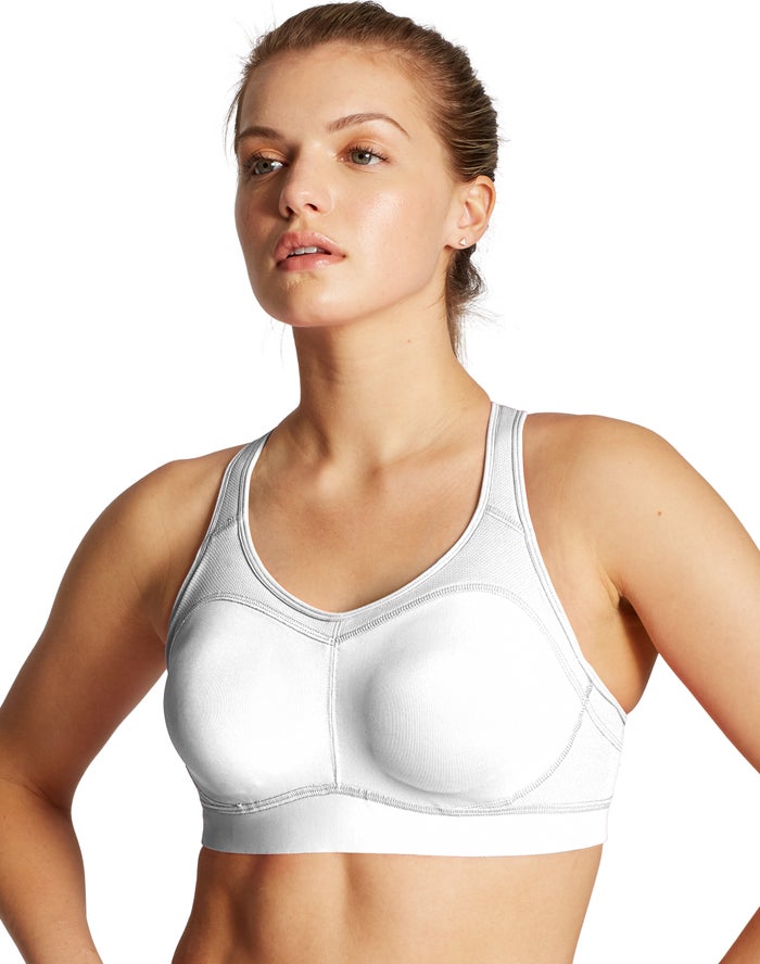 Champion Womens Sports Bra NZ - The Distance Underwire 2.0 White ( 6742-ANLFX )